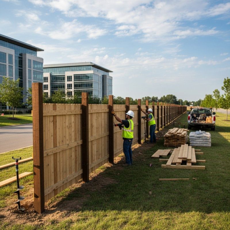 Fence Railing Installation